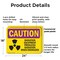 Signmission Radiation & Laser Sign, 18 in H x 24 in W, Plastic, Rectangle OS-2PACK-CR-P-1824-L-10202 - alternate 4